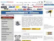 Tablet Screenshot of detectoresymedidores.com